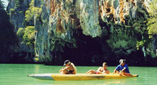 Sea Canoeing in Phang Nga Bay Thumbnail Picture